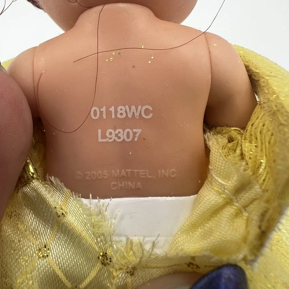 Vintage Disney Enchanted Nursery 2005 Mattel Beauty And The Beast Dolls Belle 5